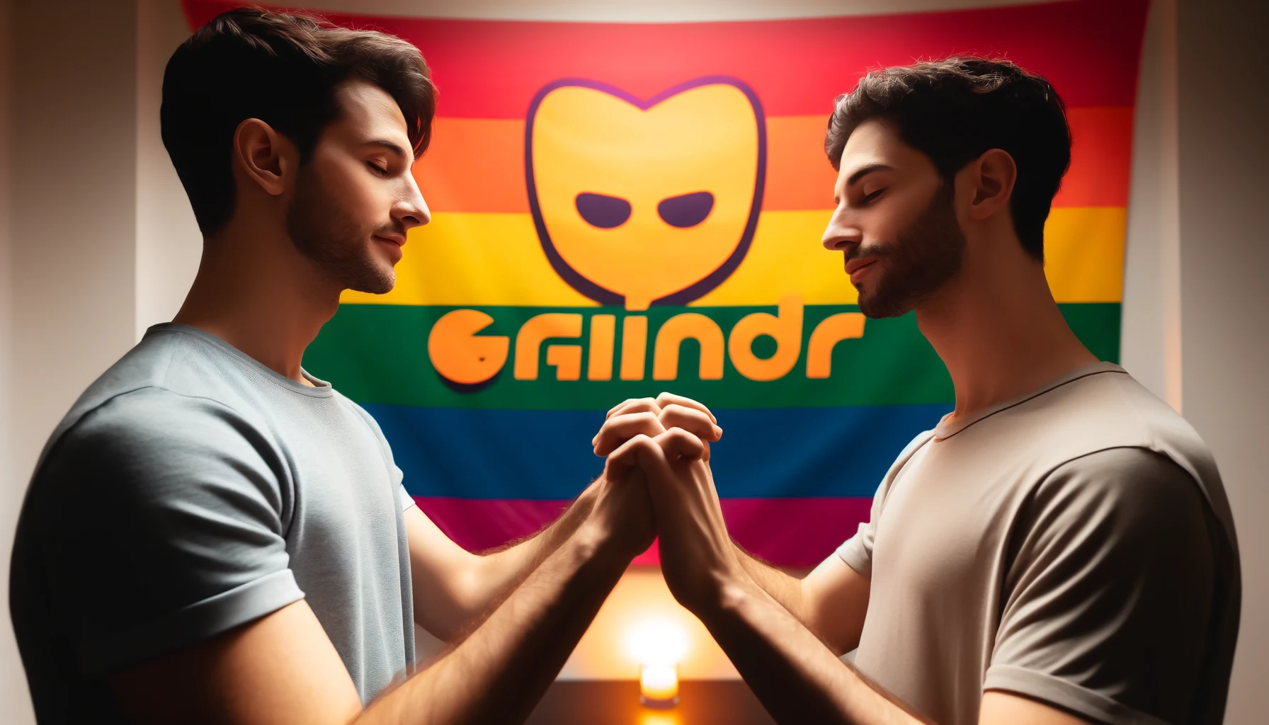זוג הומואים שהכירו דרך אפליקציית גריינדר
