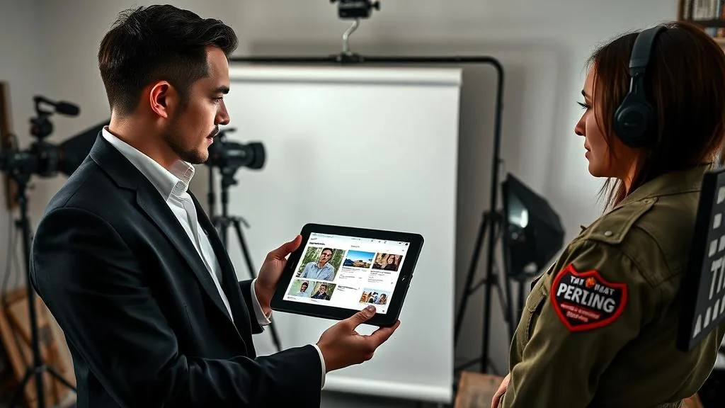 הדגמה של עקרון הניגודיות בתמונות פרופיל דייטינג