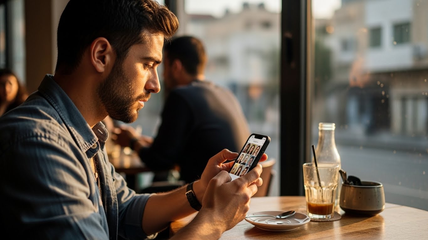 בחירת סדר התמונות הנכון בפרופיל דייטינג היא אמנות שמשלבת פסיכולוגיה וטכניקות ויזואליות