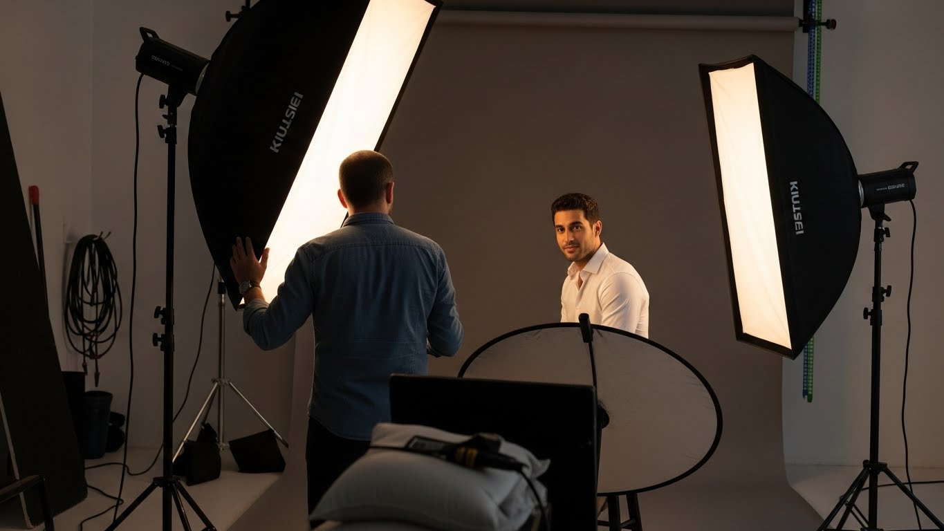 התאורה המקצועית היא הסוד להצלחה - כך נראה צילום אמיתי לאפליקציות הכרויות