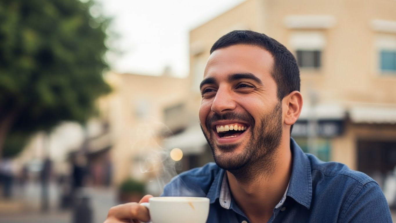 חיוך אמיתי שמערב את העיניים - האינדיקטור החזק ביותר לביטחון עצמי אמיתי