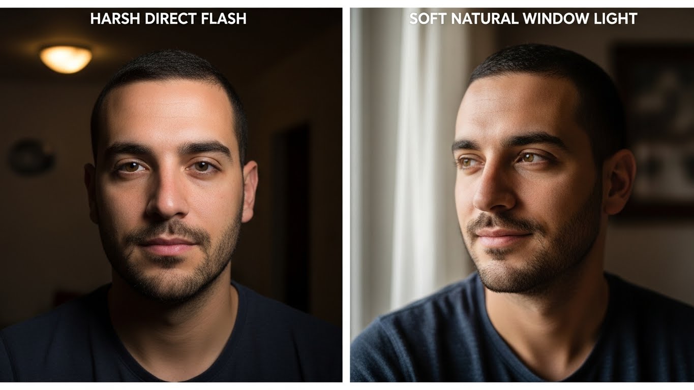 טעויות תאורה נפוצות וכיצד לתקן אותן - מדריך מקצועי לצילום פרופיל