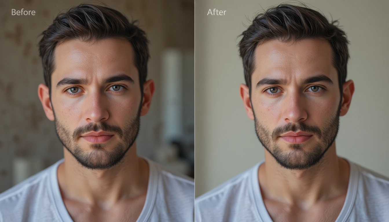 לפני ואחרי עריכה מקצועية - שיפורים משמעותיים שנשמרים אותנטיים