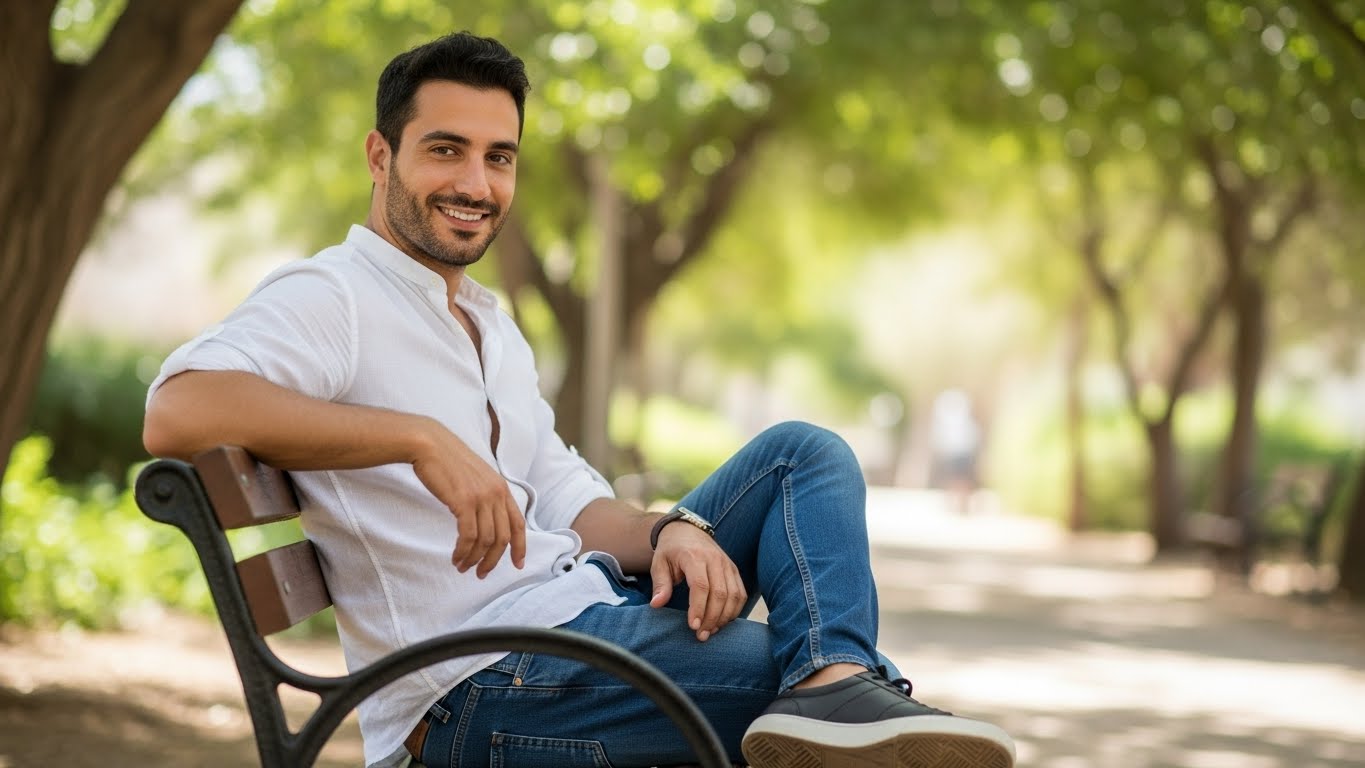 צילום בפארק ירושלמי - רקע טבעי ורגוע שמשדר איזון