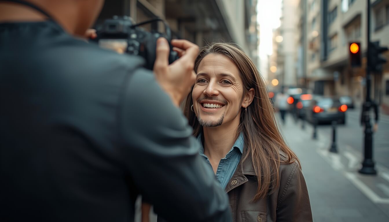 תהליך צילום מקצועי לאפליקציות הכרויות בתל אביב