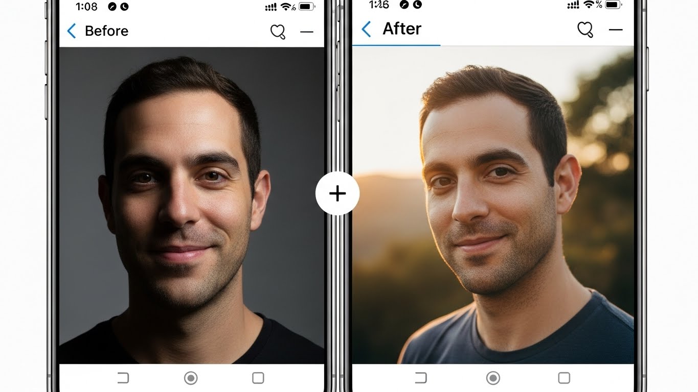 השוואה בין צילום אולפן מסורתי לצילום טבעי מודרני - ההבדל בתוצאות ברור
