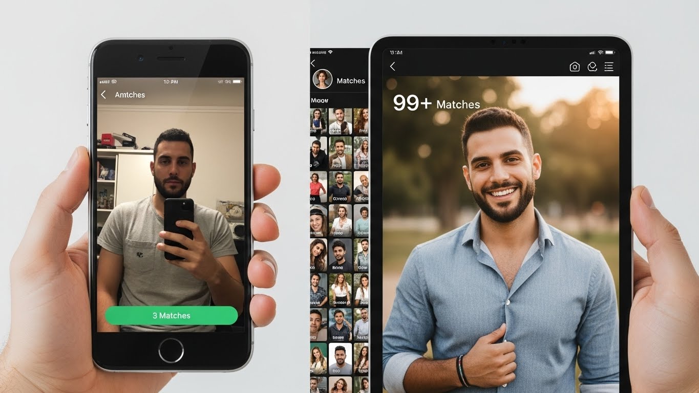 השוואה ויזואלית בין תוצאות עם תמונות חובבניות לתמונות מקצועיות - ההבדל בהתאמות