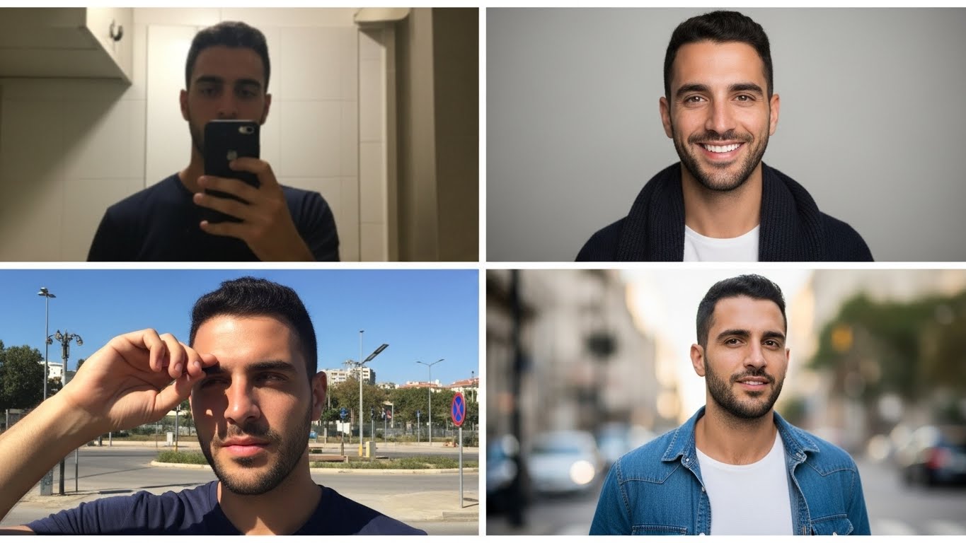 טרנספורמציה אמיתית - ההשפעה של מעבר לצילום מקצועי על הפרופיל