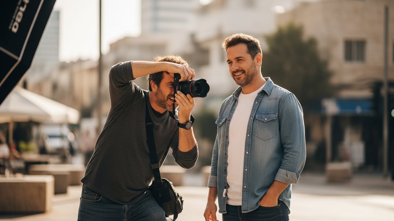 צילום מקצועי לא אומר פורמלי - זה אומר אותנטי ונוח