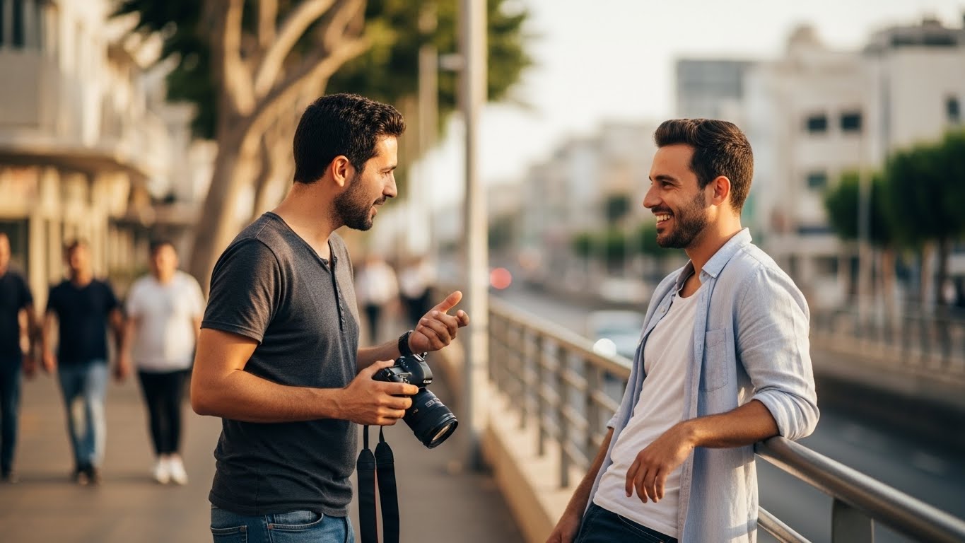 תהליך הצילום המקצועי מתחיל בבניית נוחות ואמון - לא בלחיצה מיידית על הכפתור