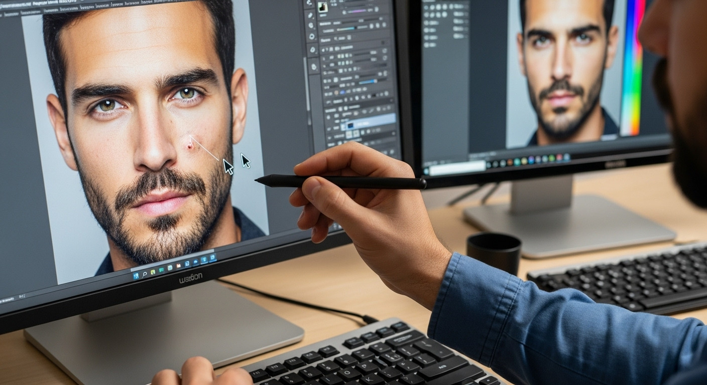 טכניקות רטוש מתקדמות ב-Photoshop לתמונות פרופיל דייטינג