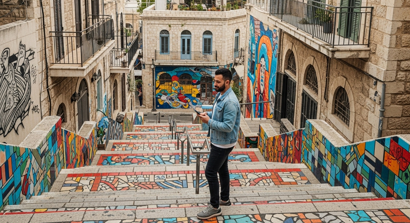צילום פרופיל אורבני בשכונת הדר חיפה - אסתטיקה עירונית אותנטית